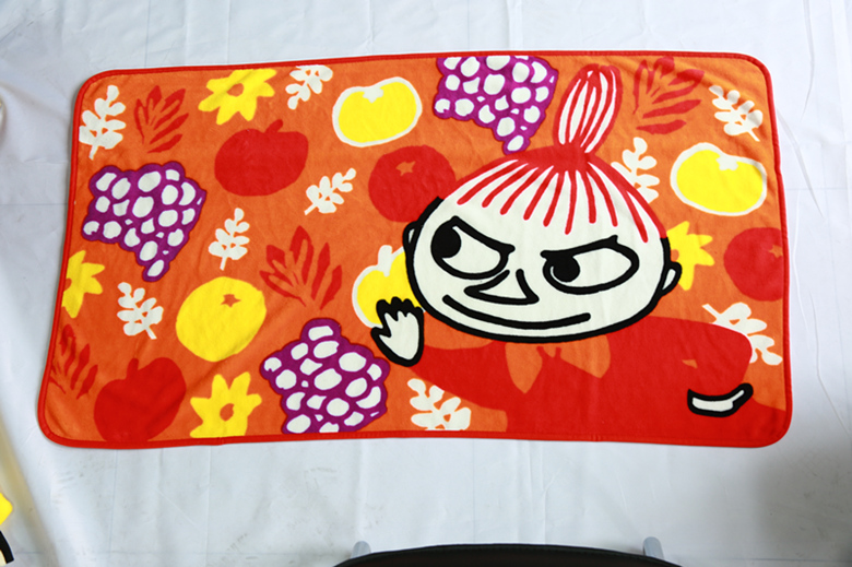 Permeation printed coral fleece blanket~4