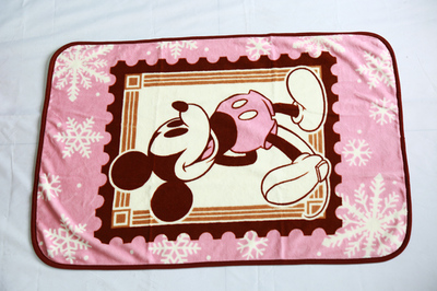 Permeation printed coral fleece blanket~12