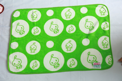 Permeation printed coral fleece blanket~13