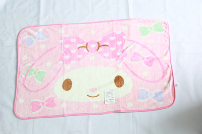 Permeation printed coral fleece blanket~10