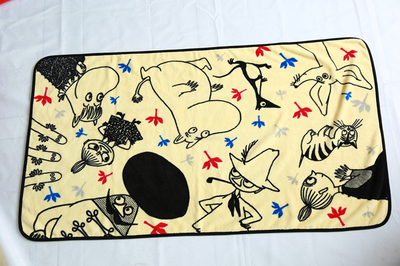 Permeation printed coral fleece blanket~6