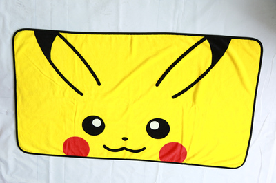 Permeation printed coral fleece blanket~7