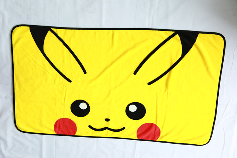 Permeation printed coral fleece blanket~7