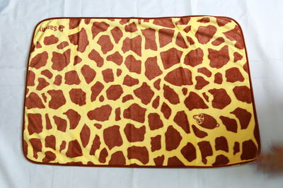 Permeation printed coral fleece blanket~9