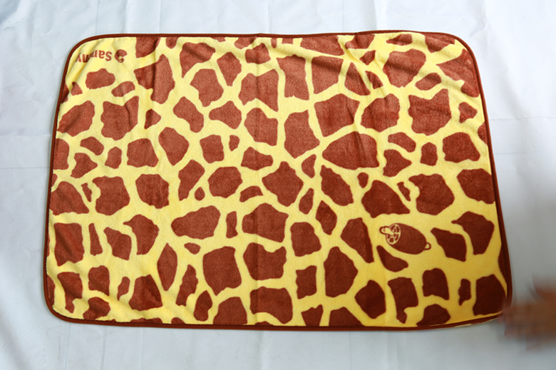 Permeation printed coral fleece blanket~9